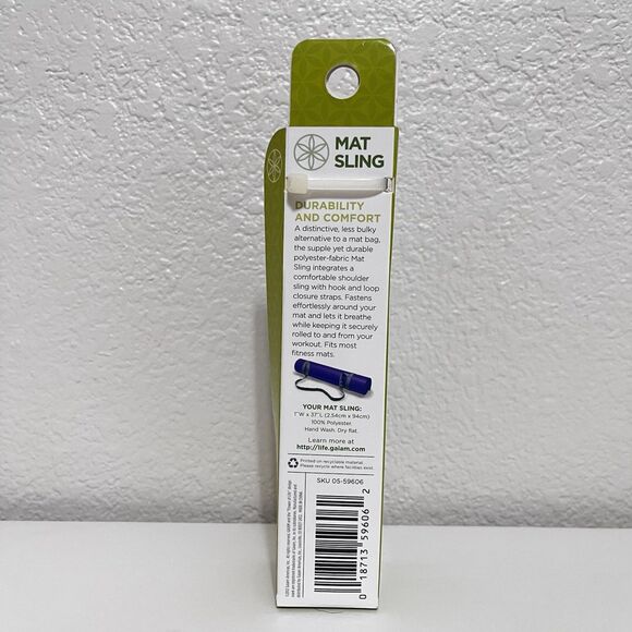 Gaiam Mat Sling Gray NEW - Picture 3 of 7